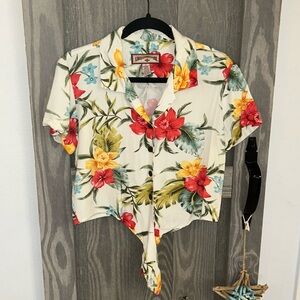 Caribbean Joe floral shirt